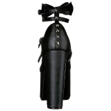 Zwart 14 cm DEMONIA TORMENT-600 gothic plateau schoenen