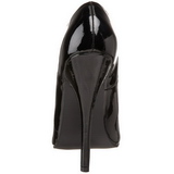 Zwart 15 cm DOMINA-212 damesschoenen met hoge hak