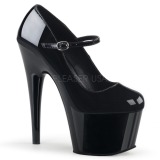 Zwart 18 cm ADORE-787 Mary Jane Pumps Schoenen