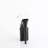 Zwart 20 cm NAUGHTY-1 plateau schoenen met hakken