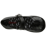 Zwart 6 cm DEMONIA SPRITE-05 gothic plateau schoenen