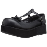 Zwart 6 cm SPRITE-03 lolita schoenen met plateau