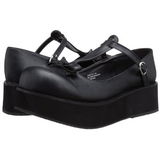 Zwart 6 cm SPRITE-03 lolita schoenen met plateau
