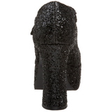 Zwart Glitter 11 cm MARYJANE-50G Plateau Pumps Mary Jane