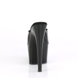 Zwart Jelly-Like 18 cm ADORE-701N transparante hakken - pole dance mules