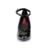 Zwart Lak 10,5 cm DREAM-431 Pumps Hoge Hakken voor Mannen