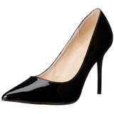 Zwart Lak 10 cm CLASSIQUE-20 Hoge Hakken Pumps voor Heren