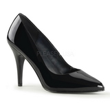 Zwart Lak 10 cm VANITY-420 pleaser pumps met puntneus