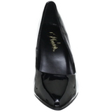 Zwart Lak 10 cm VANITY-420 pleaser pumps met puntneus