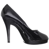 Zwart Lak 11,5 cm FLAIR-480 dames pumps voor mannen