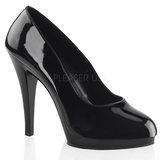 Zwart Lak 11,5 cm FLAIR-480 dames pumps voor mannen