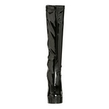 Zwart Lak 13 cm ELECTRA-2000Z Dameslaarzen met hak voor Heren