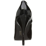 Zwart Lak 13 cm SEDUCE-420 Hoge Hakken Pumps voor Heren