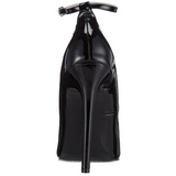 Zwart Lak 13 cm SEXY-23 Klassieke Pumps met Hakken