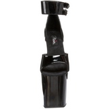 Zwart Lak 20 cm XTREME-875 Hoge Hakken Schoenen Plateau
