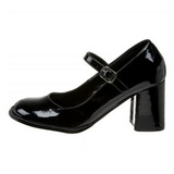 Zwart Lak 8 cm GOGO-50 Pumps Schoenen