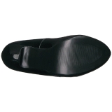 Zwart Lakleer 13,5 cm CHLOE-02 grote maten pumps schoenen