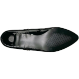 Zwart Lakleer 5 cm FAB-425 grote maten pumps schoenen
