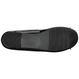 Zwart Lakleer ANNA-01 grote maten ballerina´s schoenen