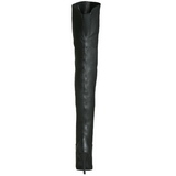 Zwart Leder 10,5 cm LEGEND-8868 Overknee Laarzen voor Heren