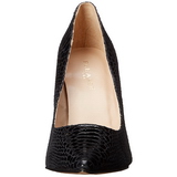 Zwart Leder 10 cm CLASSIQUE-20SP Pumps Schoenen met Naaldhakken