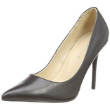 Zwart Mat 10 cm CLASSIQUE-20 Hoge Hakken Pumps voor Heren