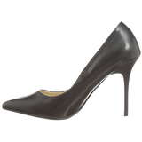 Zwart Mat 10 cm CLASSIQUE-20 Hoge Hakken Pumps voor Heren