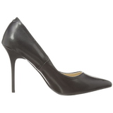 Zwart Mat 10 cm CLASSIQUE-20 Hoge Hakken Pumps voor Heren