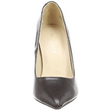 Zwart Mat 10 cm CLASSIQUE-20 Hoge Hakken Pumps voor Heren