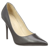 Zwart Mat 10 cm CLASSIQUE-20 Hoge Hakken Pumps voor Heren