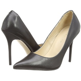 Zwart Mat 10 cm CLASSIQUE-20 Hoge Hakken Pumps voor Heren