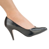 Zwart Mat 10 cm DREAM-420 Hoge Hakken Pumps voor Heren