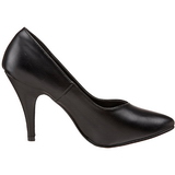 Zwart Mat 10 cm DREAM-420 Hoge Hakken Pumps voor Heren