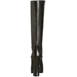 Zwart Mat 13 cm ELECTRA-2020 Dameslaarzen met hak voor Heren