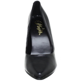 Zwart Mat 13 cm SEDUCE-420 pleaser pumps met puntneus