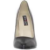 Zwart Mat 13 cm SEXY-20 naaldhak pumps met puntneus