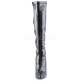 Zwart Mat 15 cm DOMINA-2000 Dameslaarzen met hak voor Heren