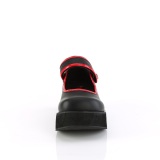Zwarte 6 cm SPRITE-01 emo maryjane schoenen met gesp