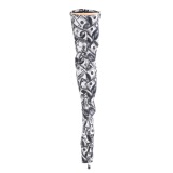 dollar biljetten 20 cm FLAMINGO-3000DP pole dance overknee laarzen met hak