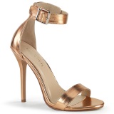 goud rose 13 cm AMUSE-10 high heels schoenen voor travestie