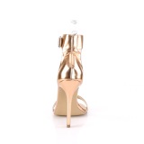 goud rose 13 cm AMUSE-10 high heels schoenen voor travestie
