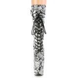 slangenpatroon 20 cm FLAMINGO-1050SP exotic hakken - pole dance enkellaarzen